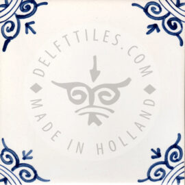 Corner decorated tile 04