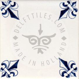 Corner decorated tile 06