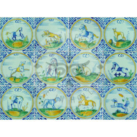 Multi Color Animals in circle (DM_mc)