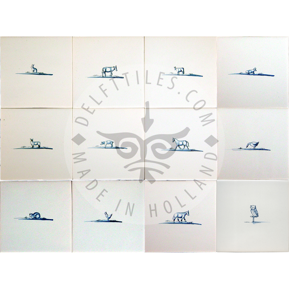 Tierskizzen-Fliesen (DS) – Bild 2