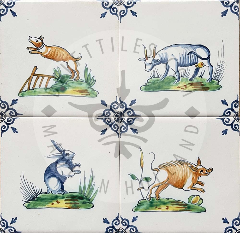 Multi Color Animals in circle (DM_mc) - Image 5