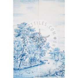 Landscape tile mural 2×3 tiles (L6c)