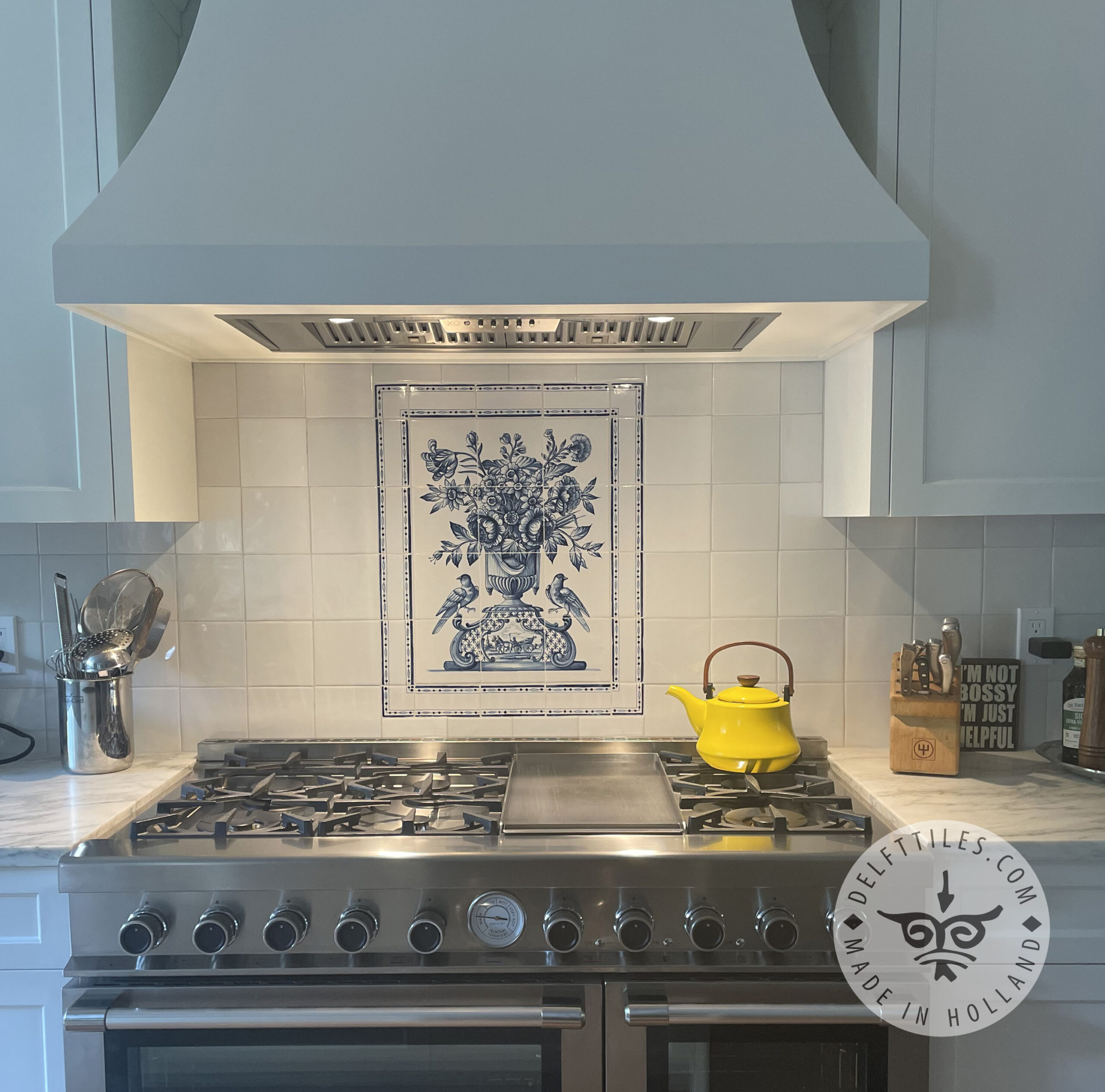 Vase with Flowers panel 3x4 tiles (BV12b) + B10 border tile - Image 2