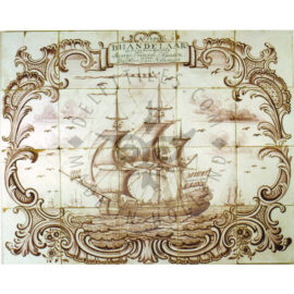 20 tile harlinger antique tile panel