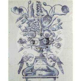 20 tile antique delft tile panel with birds