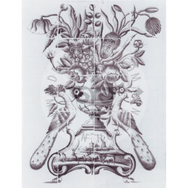 20 tile panel with peacocks delft