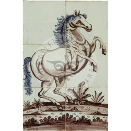 6 tile rare horse tile panel