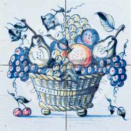 Fruit Basket tile panel 2×2 Tiles (FM4a_mc)