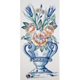 Flower Vase Mural 1×2 tiles (BV2_mc)