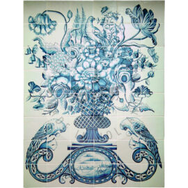 Flower Vase panel 6×8 tiles (BV48a)