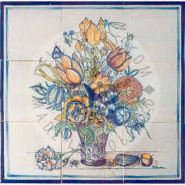 Vase with Flowers 3×3 tiles (BV9c_mc)