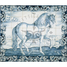 Dutch Horse tile mural 6×5 tiles (D30a)