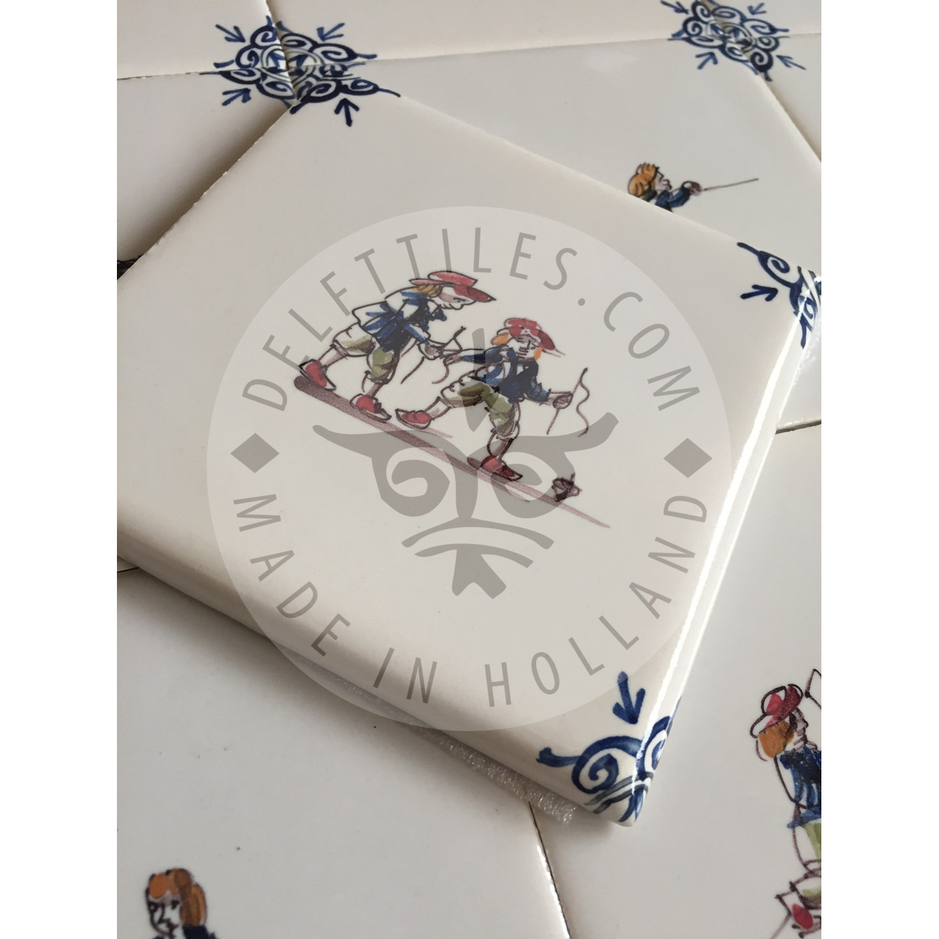 2 verspielte Kinderfliesen, mehrfarbig (KSD2_mc) – Bild 2