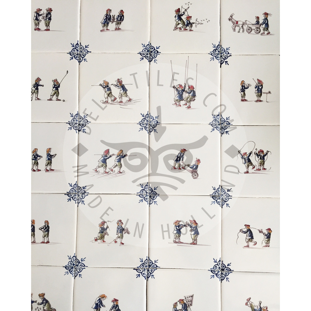 2 verspielte Kinderfliesen, mehrfarbig (KSD2_mc) – Bild 3