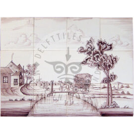 Landscape tile Mural 4×3 tiles (L12c_s)
