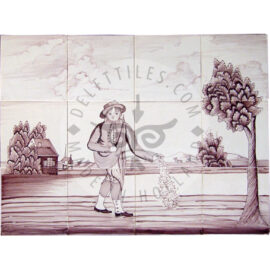 Landscape tile Mural 4×3 tiles (L12d_s)