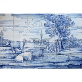 Landscape tile Mural 6×4 tiles (L24c)