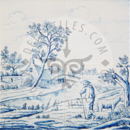 Landscape tile Mural 2×2 tiles (L4a)