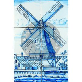 Windmill  tile Mural 2×3 tiles (MO6b)