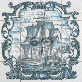 Ship in Acaolade tile panel 4×4 tiles (S16e)