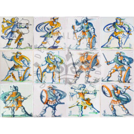Saracen Warriors Tiles multi color (SA_mc)