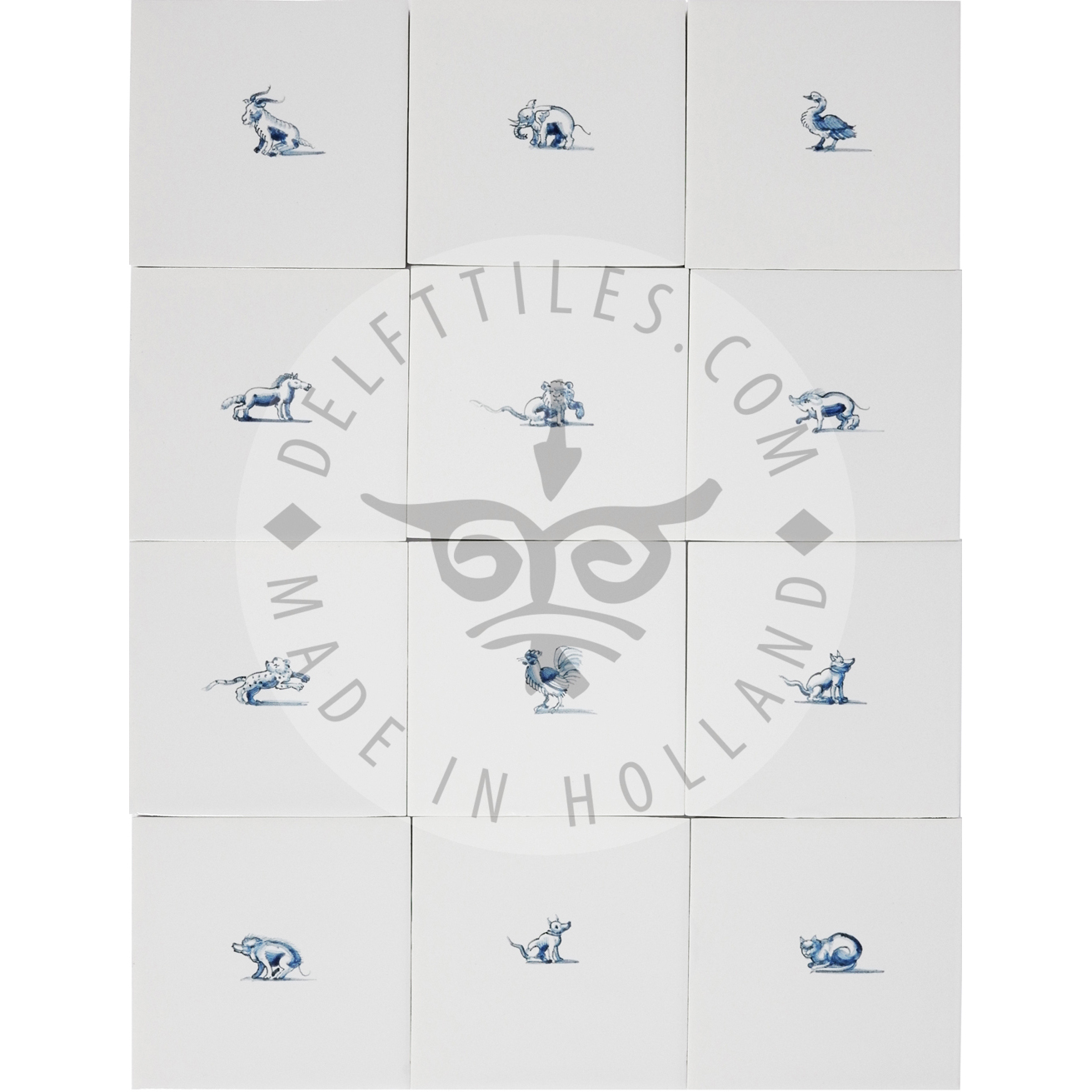Animal Sketches on Tile (DS2) - Image 2