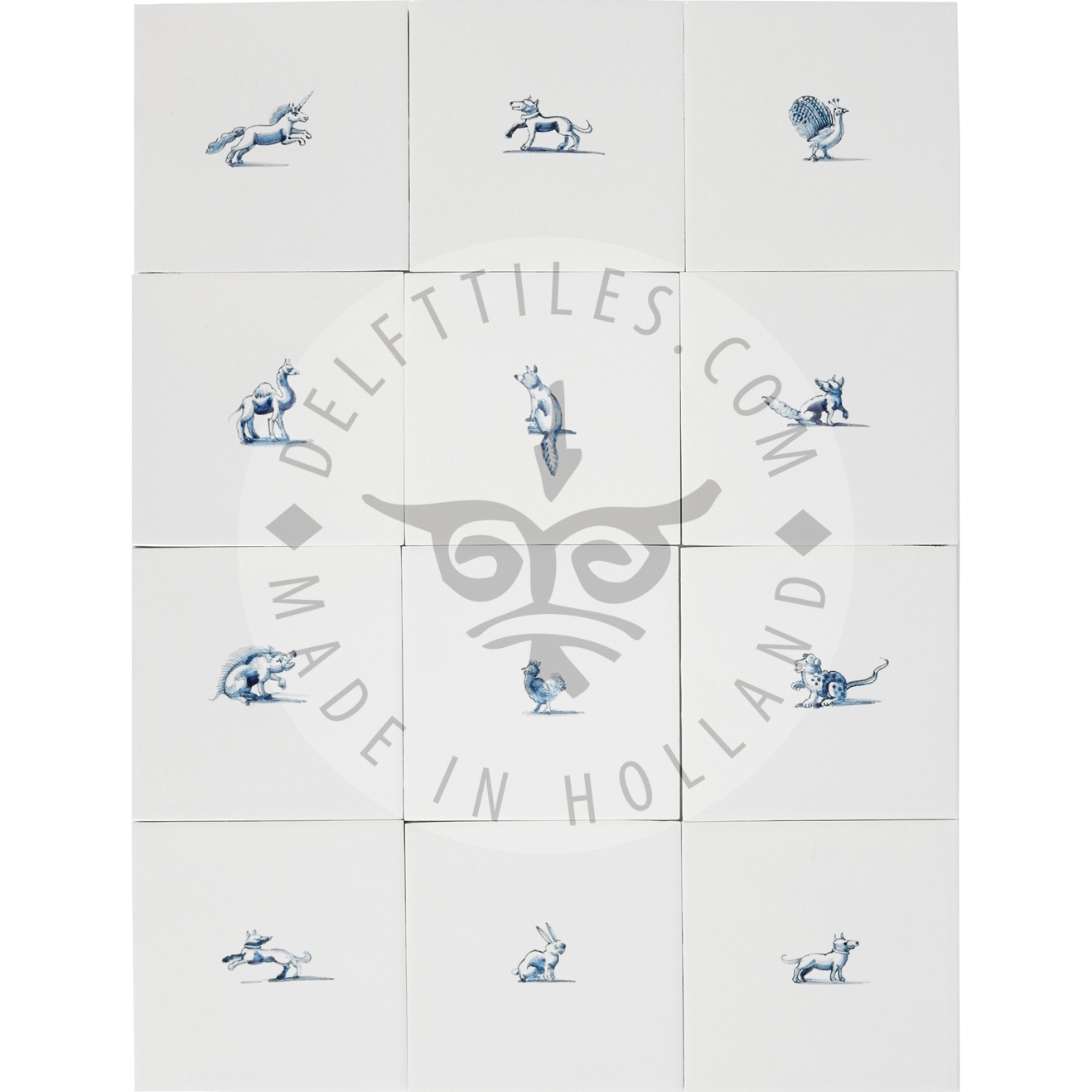 Animal Sketches on Tile (DS2)