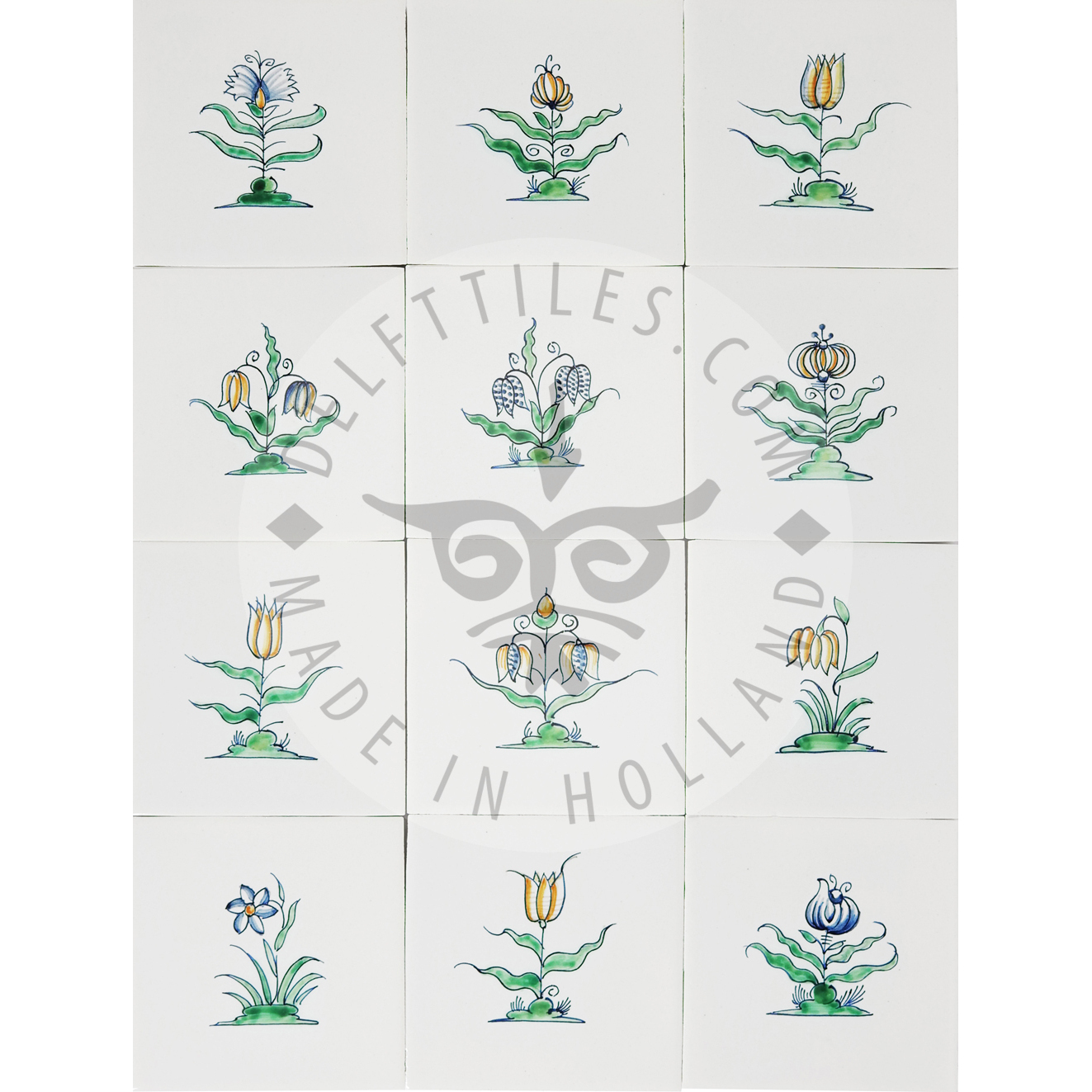 Decorative Flower Tiles (BC2_mc)