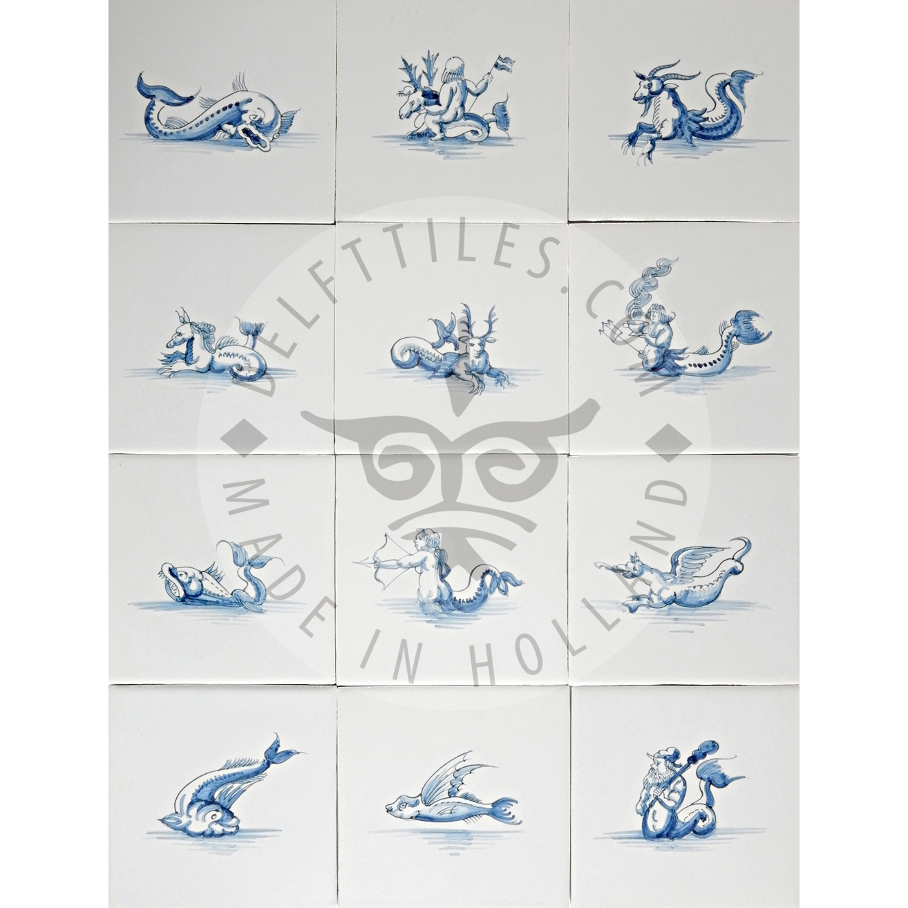 Sea Creatures - Fish Tiles (ZW2)