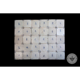 Antique Delft Tiles set #33 – children