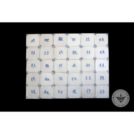 Antique Delft Tiles set #40 – children tiles