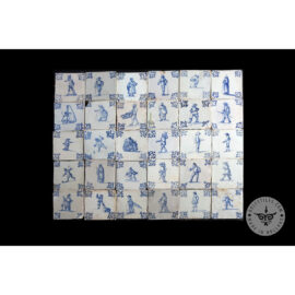 Antique Delft Tiles set #43 – craft & people tiles