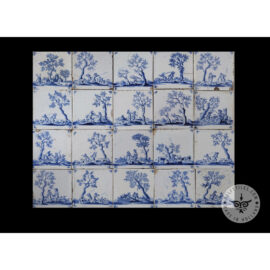 Antique Delft Tiles set #71 – Shepherd tiles