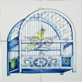 Bird Cage tile panel 2×2 Tiles (VK4a)