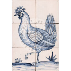 Hen tile panel 2×3 tiles (D6L)