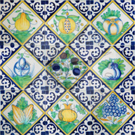 Polychrome Fruit in Square (FR_mc)