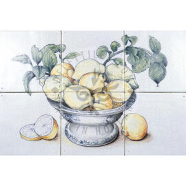 Bowl with Lemons panel 3×2 Tiles (HF6a)