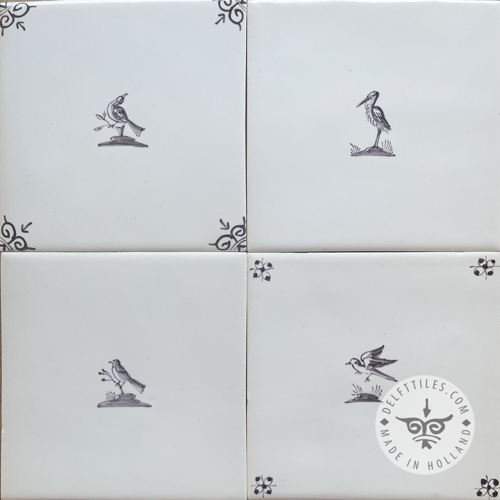 Fliesen mit Vogel-Skizzen (VK) – Bild 10