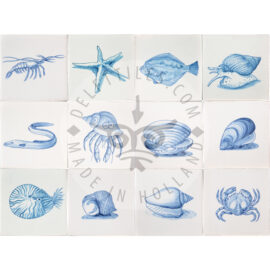 Beach Marine Life Animal Tiles (HDZ)