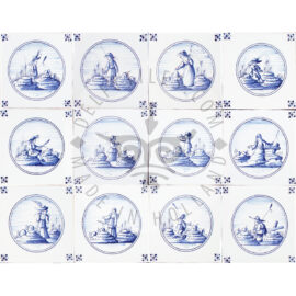 Shepherd In Circle Tile (LHC)