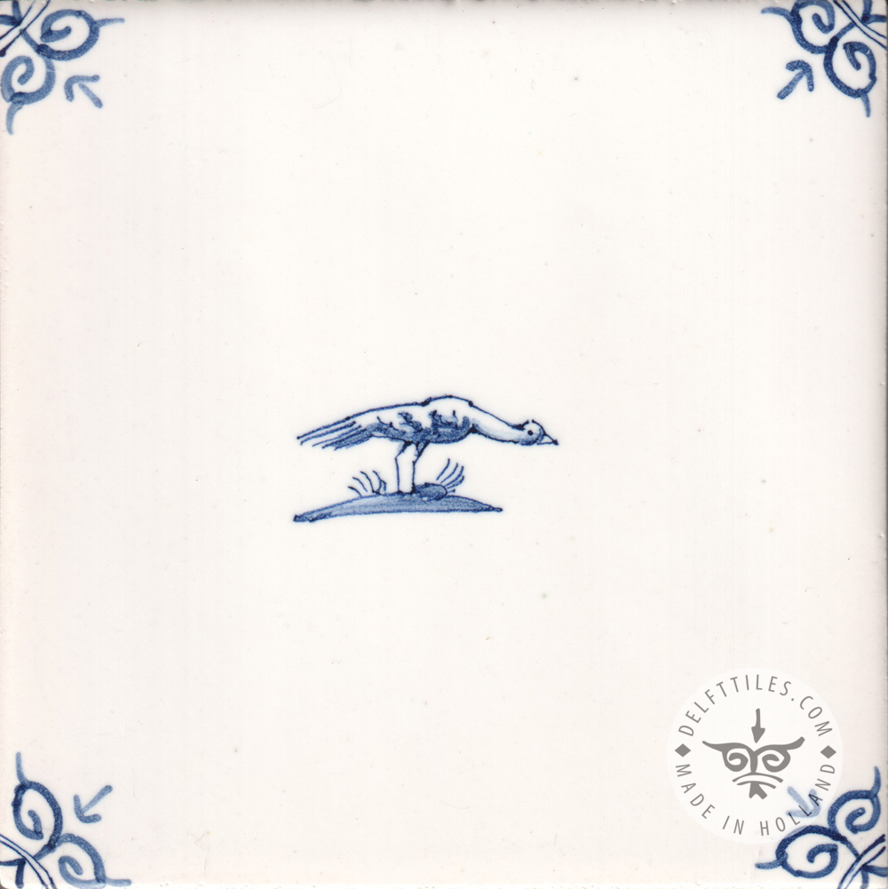 Fliesen mit Vogel-Skizzen (VK) – Bild 3