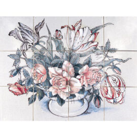 Tulips Flowers Bouquet 4×3 tiles (HB12b)
