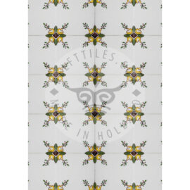 Vintage-Designs für niederländische Fliesen Nr. 8