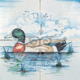Wild Duck tile panel 2×2 tiles (HW4b)