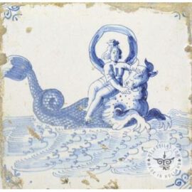 Mythological antique Delft tiles #S9