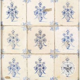 17th century flower pot tiles #B10