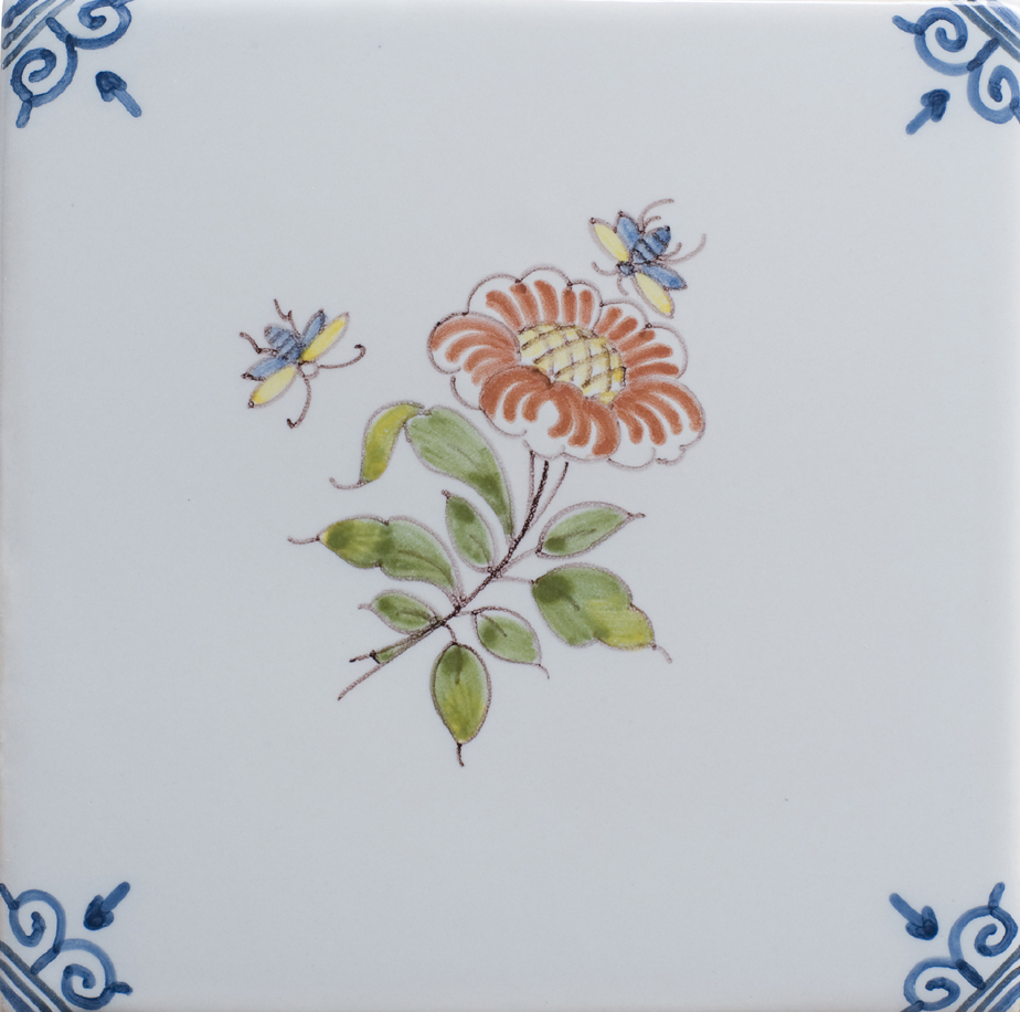 Kleine farbige Blumfliesen (TMB4) – Bild 2