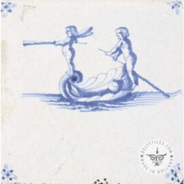 antique Delft tile #S11