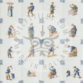 Multi color crafts decorated tiles (TMA2)