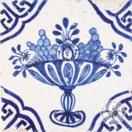 17th century Delft blue fruit platter #B25